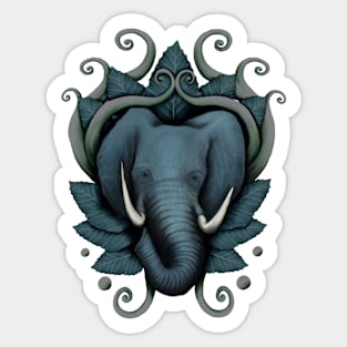 Majestic Elephant Sticker